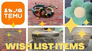 GIANT TEMU HAUL |AFFORDABLE WISH LIST ITEMS