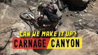 Sending it up "Carnage Canyon" Colorado Hard Enduro Trail