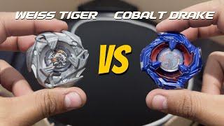 Beyblade X - Weiss Tiger VS Cobalt Drake In Life Size Stadium!