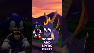 Sonic in Spyro's WORLD!  #shorts