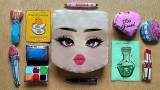 ️ Paper Diy ️ Roblox Baddie Makeup  ASMR  Blind Bag Paper  NEKEN DANA