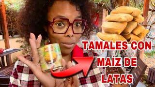 COMO HACER TAMALES CON MAÍZ DE LATA/ TAMALES CUBANOS EN EUROPA