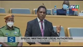 President of Zambia:  Special Meeting for Local Authorities