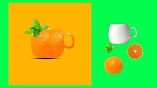 PHotoshop Fruit Cup - Orange Cup Manipulation - Photoshop Tutorial