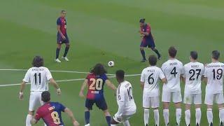 Ronaldinho free-kick goal for Barcelona against Real Madrid Legends | 28/11/2024