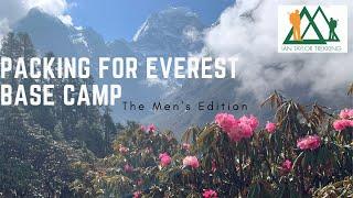 Everest base camp packing video   Ian Taylor Trekking