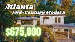 Mid-Century Modern Home - 3465 Archwood Dr.Atlanta GA, 30340 - JUST LISTED