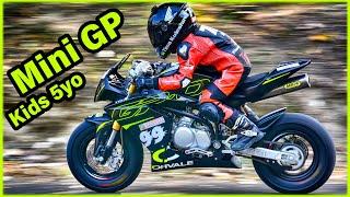 Test MiniGP bike Ohvale 110cc I TimaKuleshov 5 years