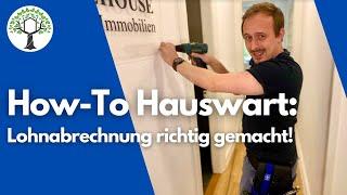 Hauswart: Lohnabrechnung RICHTIG gemacht (inkl. Sozialabgaben und Versicherungen)