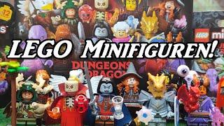 LEGO Dungeons and Dragons Minifiguren Display Unboxing! Erster Eindruck auf die neuen Minifiguren!