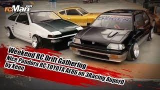 Weekend RC Drift Gathering –Nice Pandora RC TOYOTA AE86 on 3Racing AuperD by Xeon