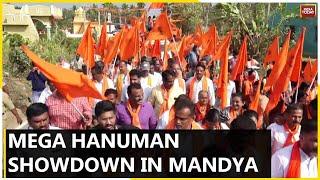 Tension Prevails In Karnataka's Mandya: Pro Hindu Workers Stage Massive Protests Against Sidda Govt