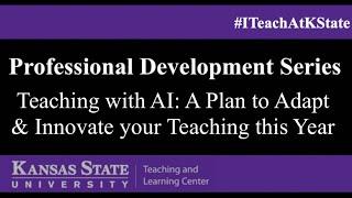 Teaching with AI  A Plan to Adapt & Innovate your Teaching this Year