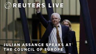 LIVE: Julian Assange speaks at the Council of Europe | REUTERS