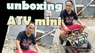 Unboxing ATV mini dan review - sunandar upil