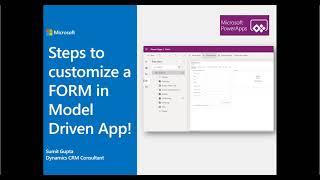 Steps for Form Customization in Model Driven App - Power Platform