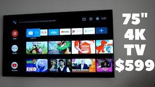 Philips 75" Smart 4K Android TV 75PFL5704/F7 || Best Budget 4K TV Review