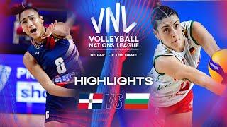  DOM vs.  BUL - Highlights | Week 3 | Women's VNL 2024
