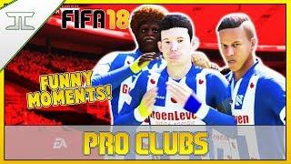 RAINBOW FLICK ASSIST! - FIFA 18 Pro Clubs Funny Moments!