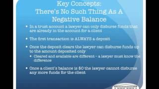 CA CLE There's no such thing as a negative balance