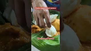 ₹5 Soft Kushboo Idli Chutney South Indian Breakfast | Indian Street Food | Mallige Idli #shorts