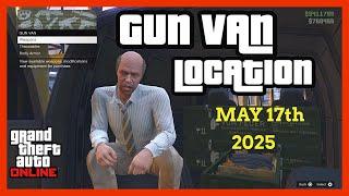 Gun Van Location Today | MAY 17th 2025 | GTA 5 ONLINE | RARE GUNS IN STOCK 