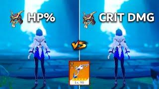 Yelan HP% vs CRIT DMG% Circlet !! Best F2P Build for Yelan?? [ Genshin Impact ]