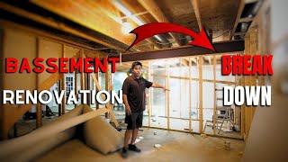 Dont miss this Full basement Renovation Break Down Part 1