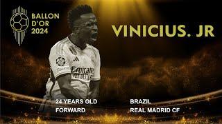 BALLON D'OR 2024 - VINICIUS JR IS ON THE LEVEL OF BALLON DOR 2024 WINNER