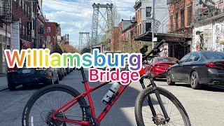 Cycling Wiliamsburg Bridge Both Directions NYC