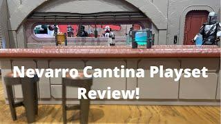 Nevarro Cantina Playset Review - Star Wars Vintage Collection Review!