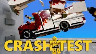 I crash tested LEGO RV,  this is what happend ️ Holiday Adventure Camper Van,