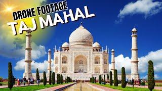 Taj Mahal: Aerial 4K Drone Footage Tour of India's Iconic Monument