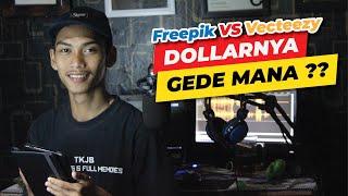 VECTEEZY VS FREEPIK, MICROSTOCK MANA YANG LEBIH MENGHASILKAN ??