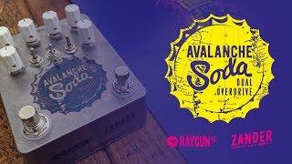 Avalanche Soda Dual Overdrive - Raygun FX & Zander Circuitry Collab Guitar Pedal Demo