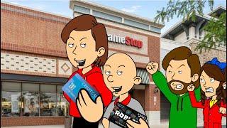Classic Caillou and Coris steals Doris’s Credit Card to buy Robux and Gets Grounded.