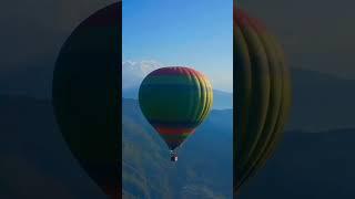 Hot Air Balloon in the sky of Pokhara, Nepal #travel #Tourist #touristdestination
