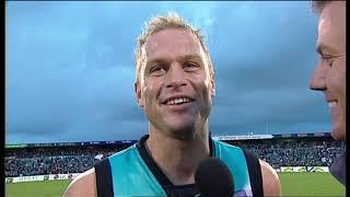 Round 6 + 7 + 8 Collingwood VS Port Adelaide Brendon Lade Chad Cornes