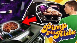 GRILL in a COFFIN in a HEARSE Car Upgrade?? (Pimp My Ride)