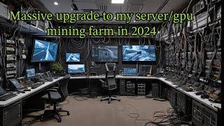 MASSIVE GPU MINING shed UPGRADE in 2024 part 1