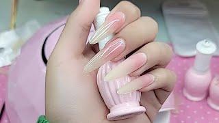 Enailcouture.com 123go hyper realistic nails with apink gels