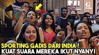 Geng gadis dari India tak rilek ! Semangat betul mereka ikut Bob menyanyi lagu medley Hindustan