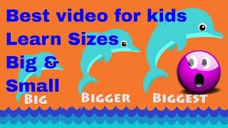 Big Bigger Biggest - Small Smaller Smallest - Size for Kids - Big and Small  - Bigger and Smaller