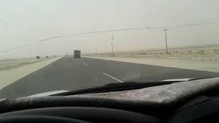 travel #soudiarabia to Kuwait road driving video