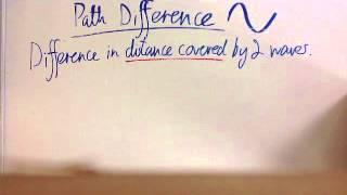 Path difference