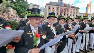 Neusser Bürger Schützenfest 2023 - Liedervortrag der Neusser Grenadierkorpos am 27. August 2023