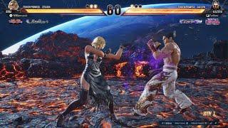 Fighting a cheater in tekken 8 TEKKEN 8 NINA VS KAZUYA