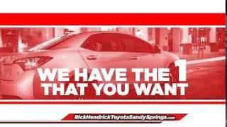 Rick Hendrick Toyota of Sandy Springs | The 1 That You Want