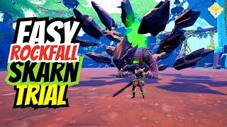 The Easiest Rockfall Skarn Dauntless Trial - Solo Sword