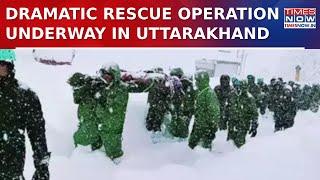 Chamoli Avalanche Updates: Dramatic Rescue Operation Underway In Uttarakhand | Watch Visuals